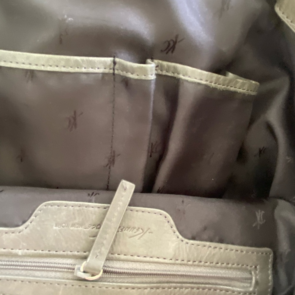 Kenneth Cole Black Tote with Metallic Details - Picture 7 of 9